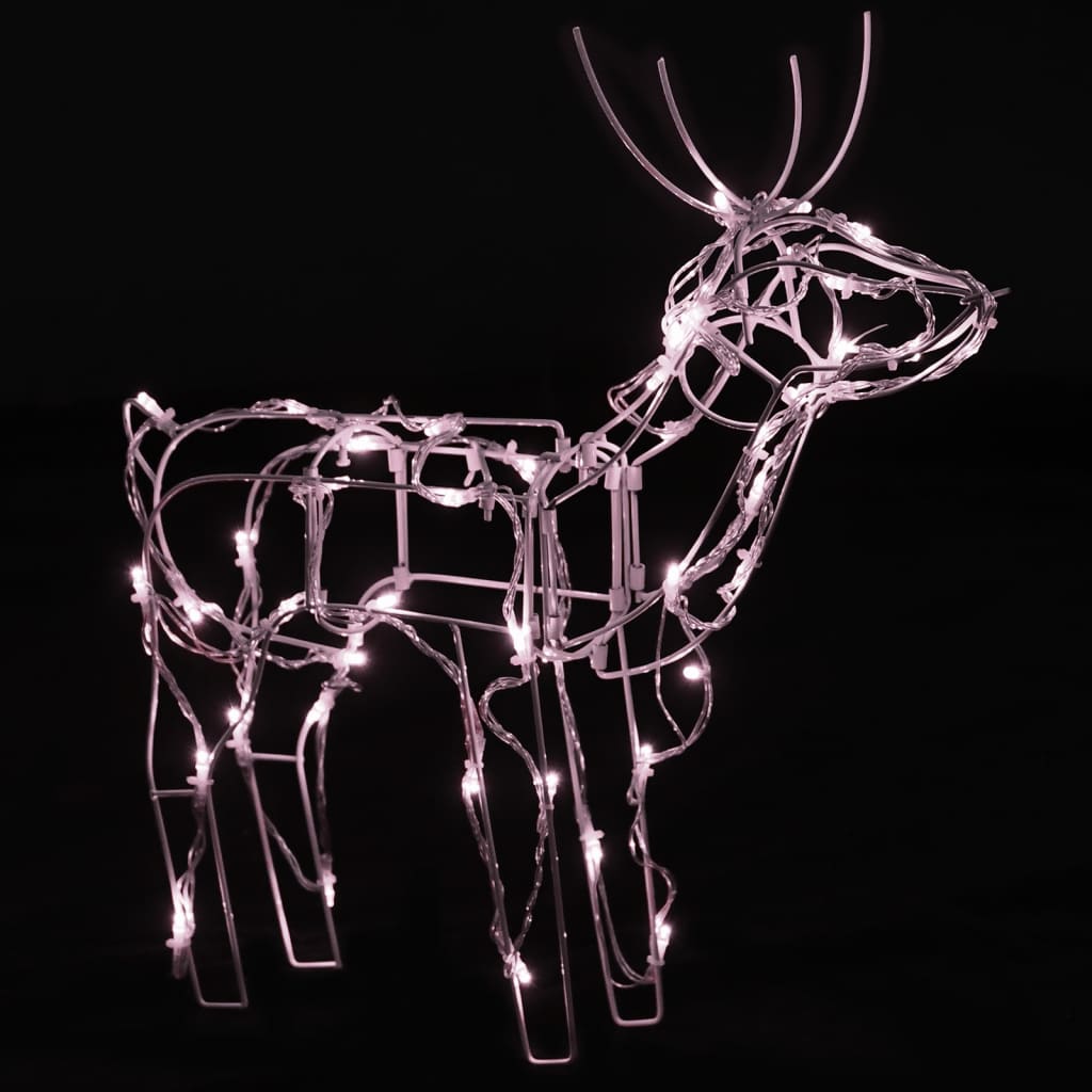 Decorazioni di Natale a Forma di Renne 3 pz 229 LED cod mxl 35065