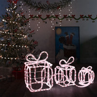 Decorazione Natale Scatole Regalo con 180 LED Interni Esterni 289982