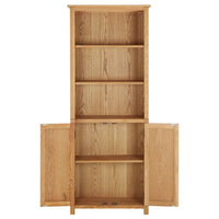 Libreria a 2 Ante 70x30x180 cm in Massello di Rovere 289179