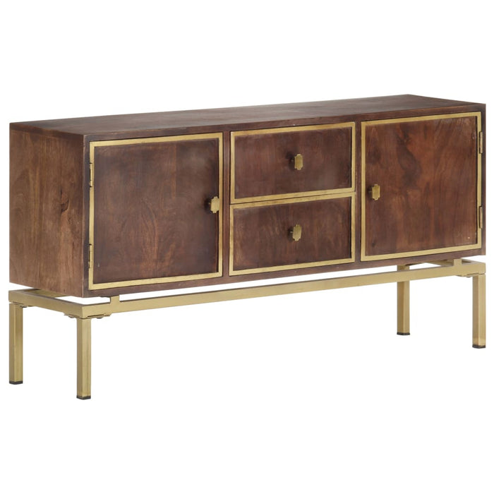 Credenza 120x29x60 cm in Legno Massello di Mango 287759