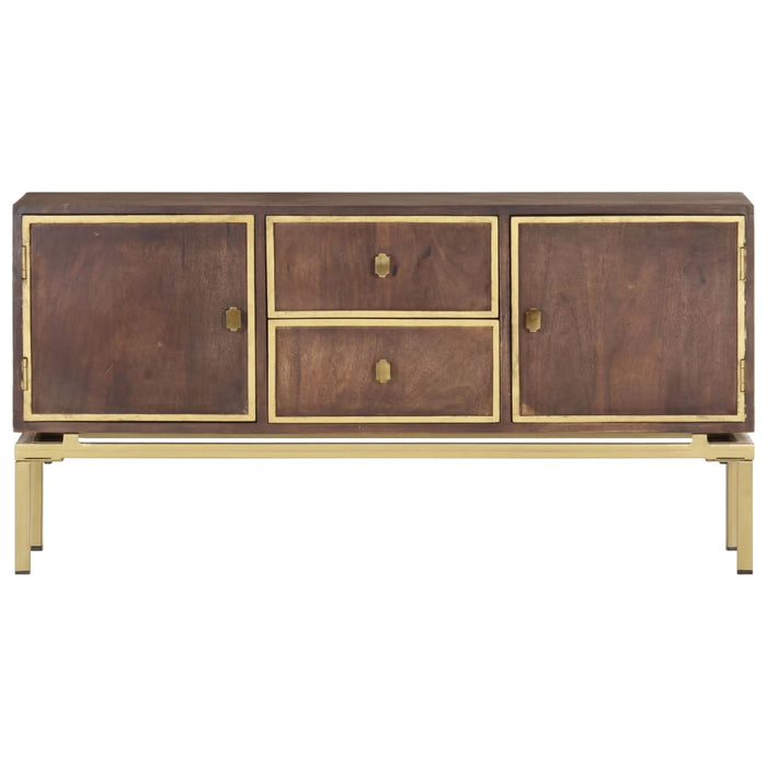 Credenza 120x29x60 cm in Legno Massello di Mango 287759