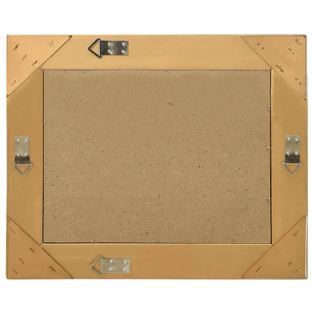 Specchio da Parete Stile Barocco 50x40 cm Oro 320309