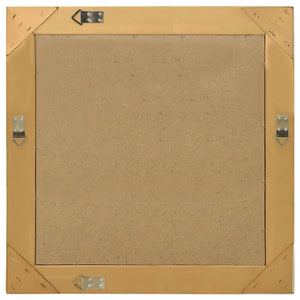 Specchio da Parete Stile Barocco 60x60 cm Oro cod mxl 67466