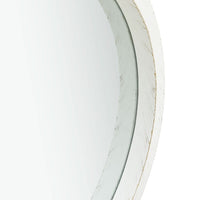 Specchio da Parete con Cinghia 40 cm Bianco 320360