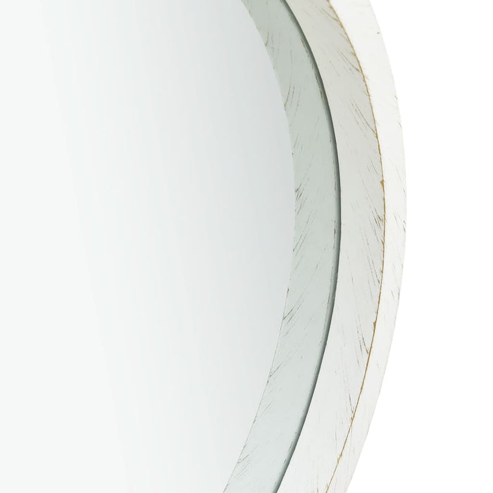 Specchio da Parete con Cinghia 40 cm Bianco 320360