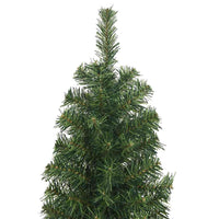 Albero di Natale Artificiale Sottile con Base Verde 180 cm PVC 320950