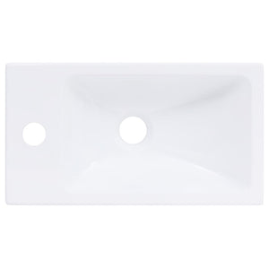 Lavabo 400x220x90 mm in SMC Bianco cod mxl 53014