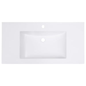 Lavabo da Incasso 600x460x130 mm in SMC Bianco 146515