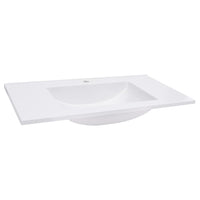 Lavabo da Incasso 800x460x130 mm in SMC Bianco 146517