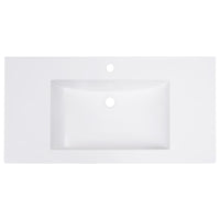 Lavabo da Incasso 800x460x130 mm in SMC Bianco 146517