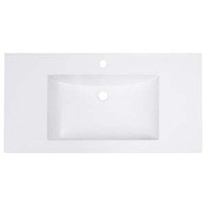 Lavabo da Incasso 800x460x130 mm in SMC Bianco 146517