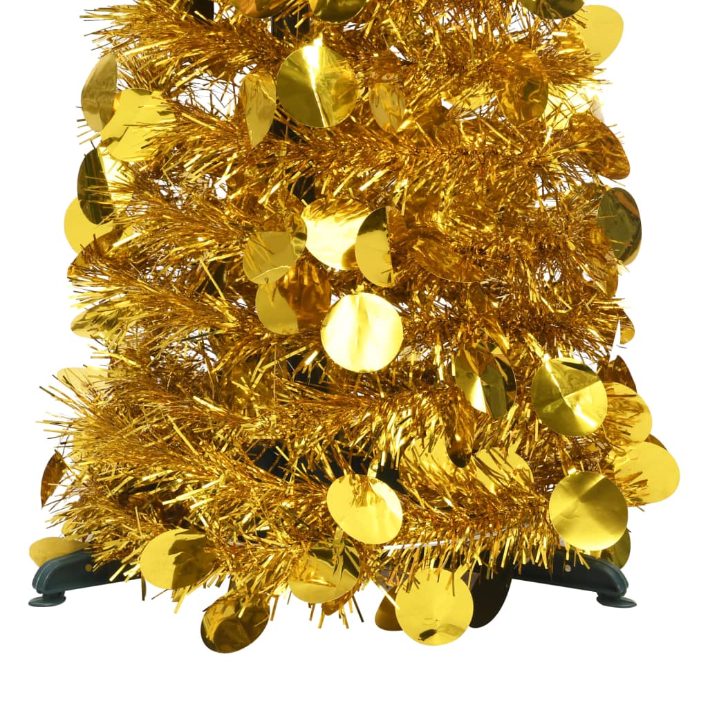 Albero di Natale Artificiale Apribile Oro 150 cm PET cod 10804