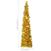 Albero di Natale Artificiale Apribile Oro 150 cm PET cod 10804