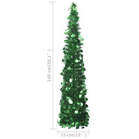 Albero di Natale Artificiale Apribile Verde 150 cm PET