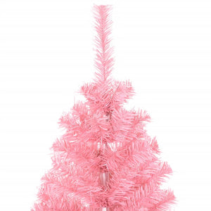 Albero di Natale Artificiale con Supporto Rosa 150 cm PVC 320997