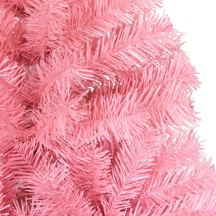 Albero di Natale Artificiale con Supporto Rosa 150 cm PVC 320997