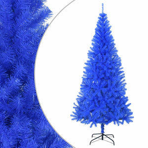 Albero di Natale Artificiale con Supporto Blu 180 cm PVC 321004