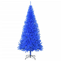 Albero di Natale Artificiale con Supporto Blu 180 cm PVC 321004