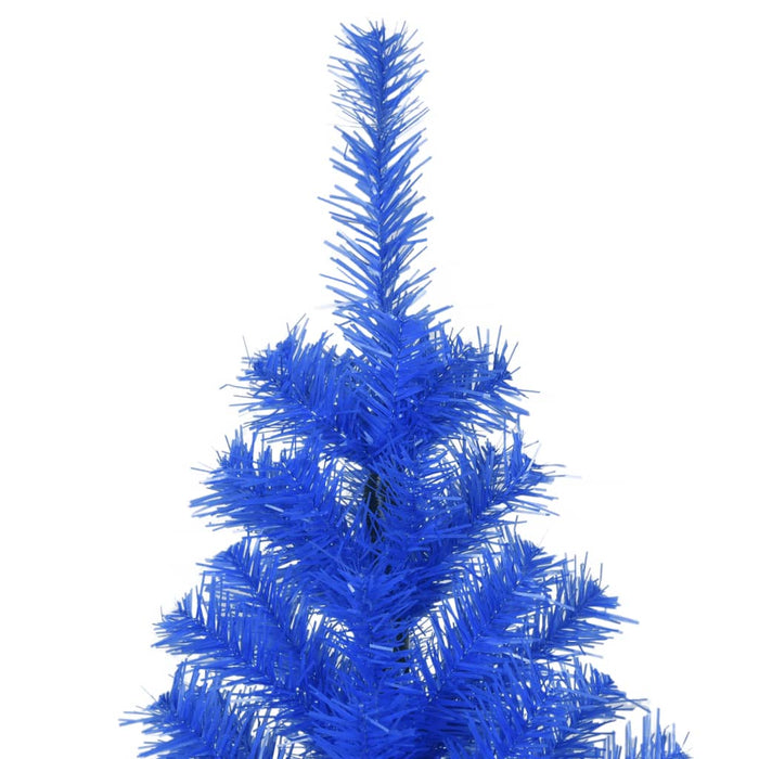 Albero di Natale Artificiale con Supporto Blu 180 cm PVC 321004