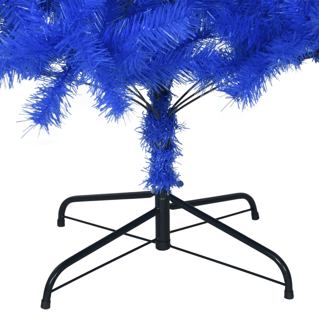 Albero di Natale Artificiale con Supporto Blu 180 cm PVC 321004