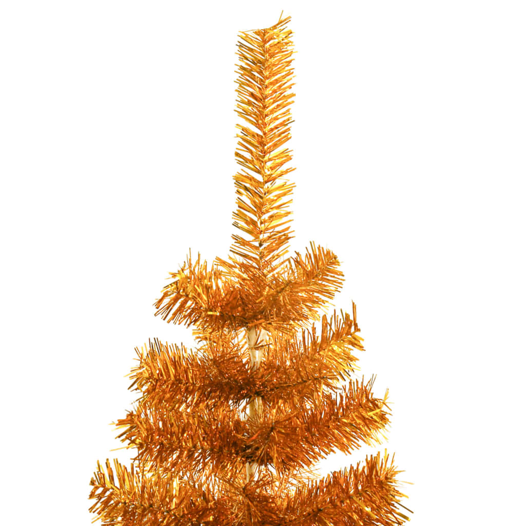 Albero di Natale Artificiale con Supporto Oro 150 cm PET 321009