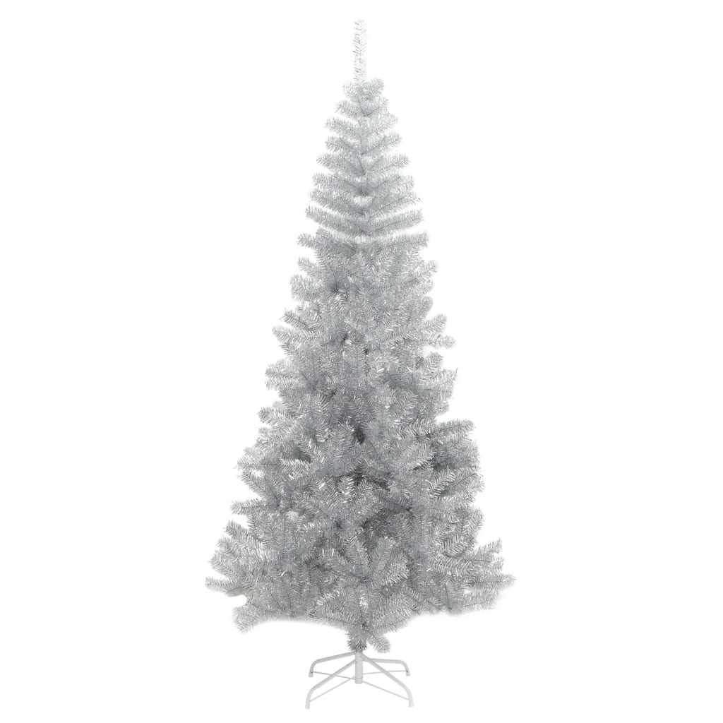 Albero di Natale Artificiale con Supporto Argento 180 cm PET 321013