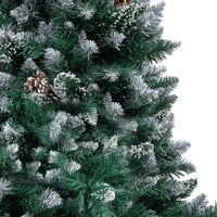 Albero di Natale Artificiale con Pigne e Neve Bianca 150 cm cod mxl 15855