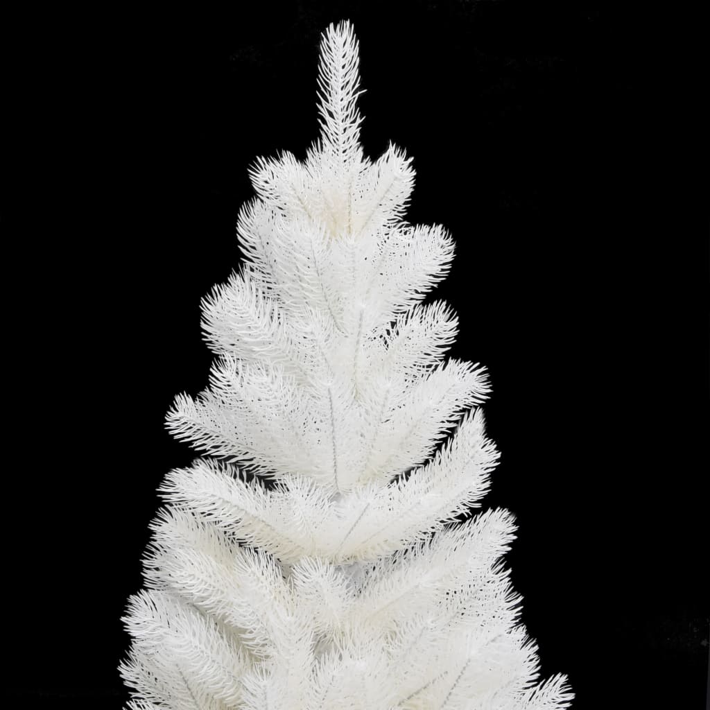 Albero di Natale Artificiale con Aghi Realistici Bianco 90 cm 