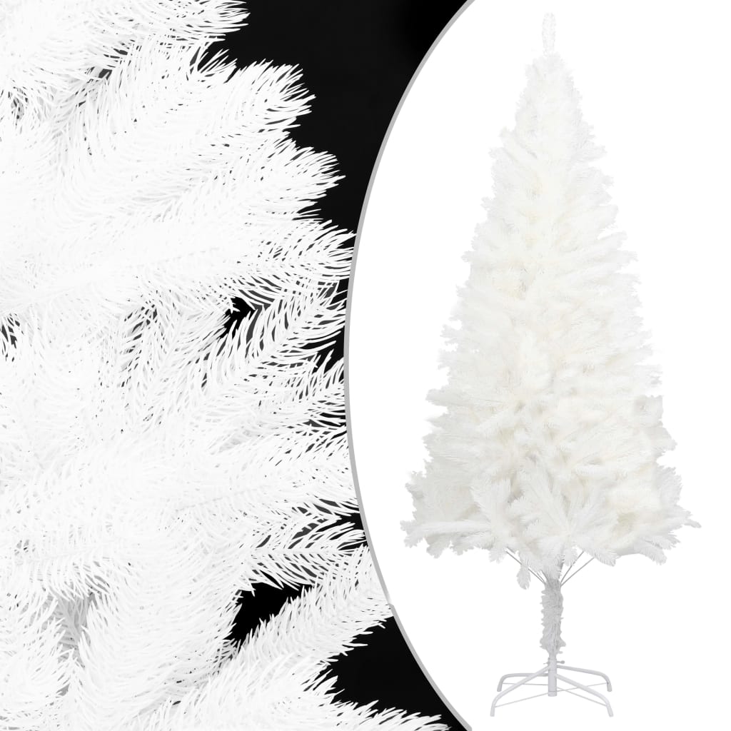 Albero di Natale Artificiale con Aghi Realistici Bianco 120 cm cod 11381