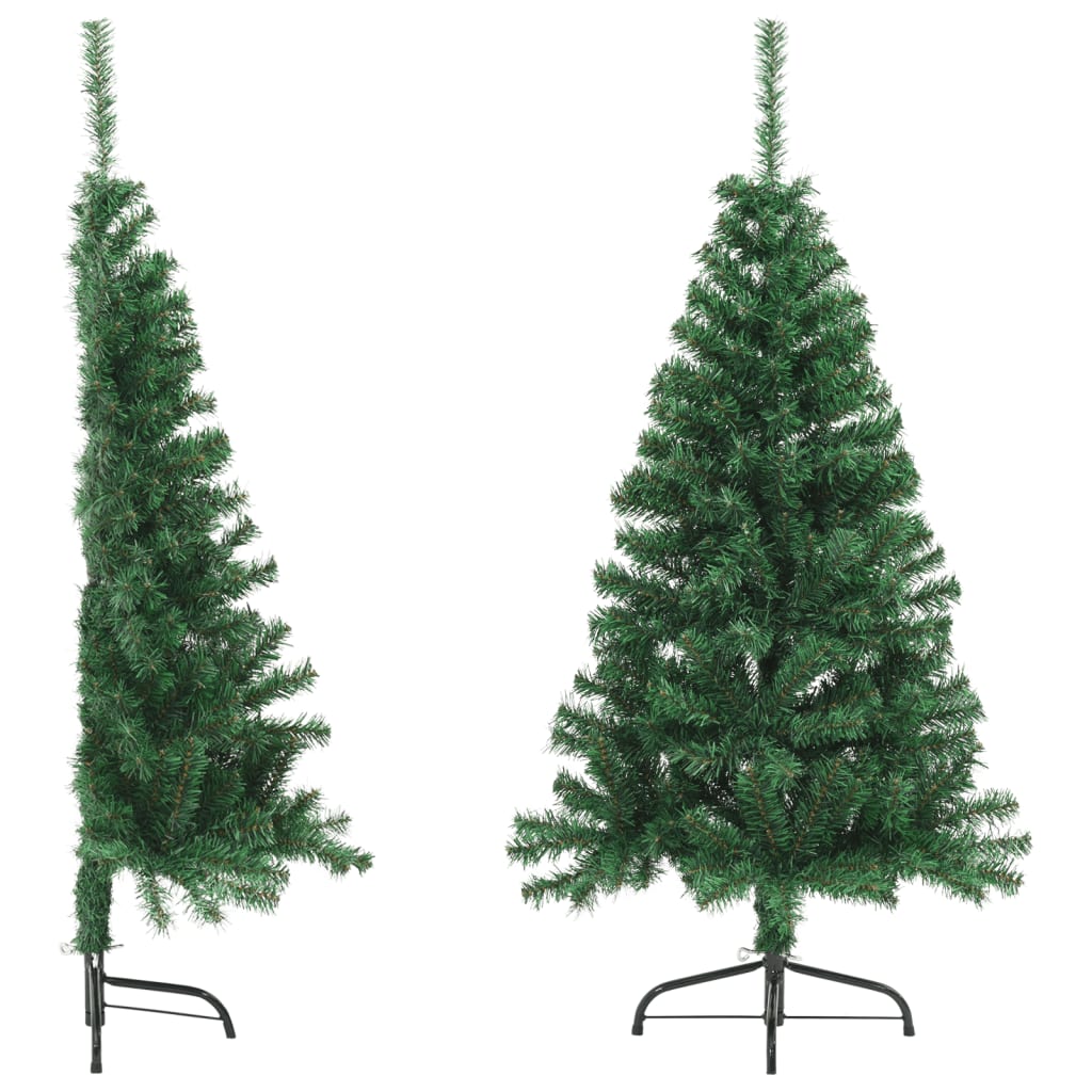 Albero di Natale Artificiale a Metà Supporto Verde 150 cm PVC cod mxl 5507