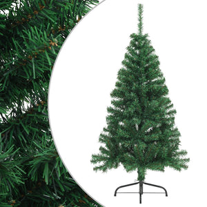 Albero di Natale Artificiale a Metà Supporto Verde 150 cm PVC cod mxl 5507