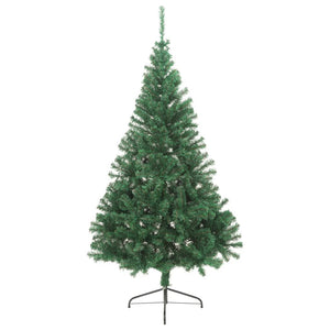 Albero di Natale Artificiale Metà con Supporto Verde 180 cm PVC cod mxl 6596