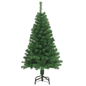 Albero di Natale Artificiale con Rami Folti Verde 150 cm PVC