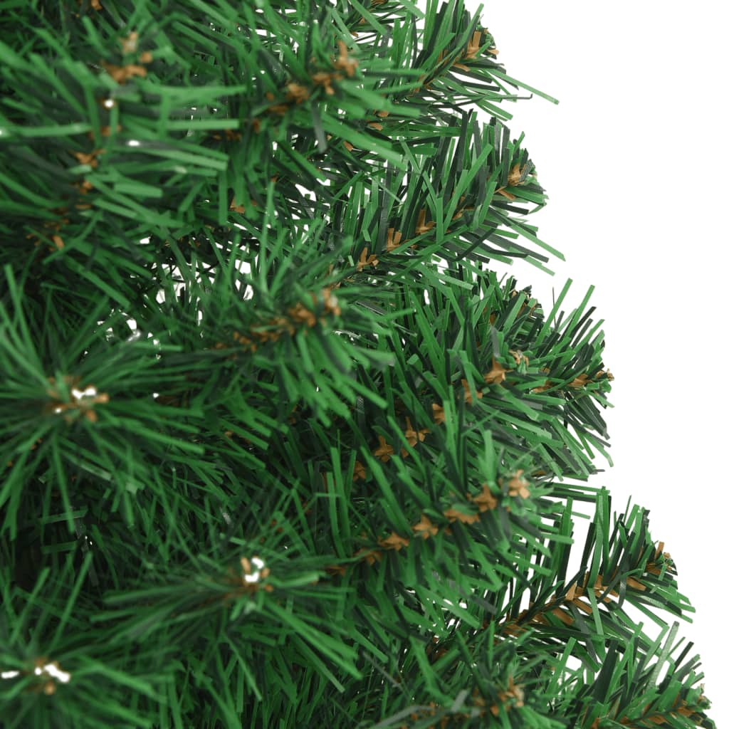 Albero di Natale Artificiale con Rami Folti Verde 150 cm PVC