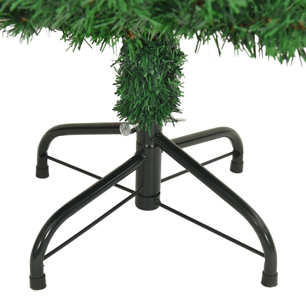 Albero di Natale Artificiale con Rami Folti Verde 150 cm PVC