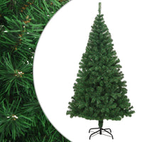 Albero di Natale Artificiale con Rami Folti Verde 180 cm PVC 321035