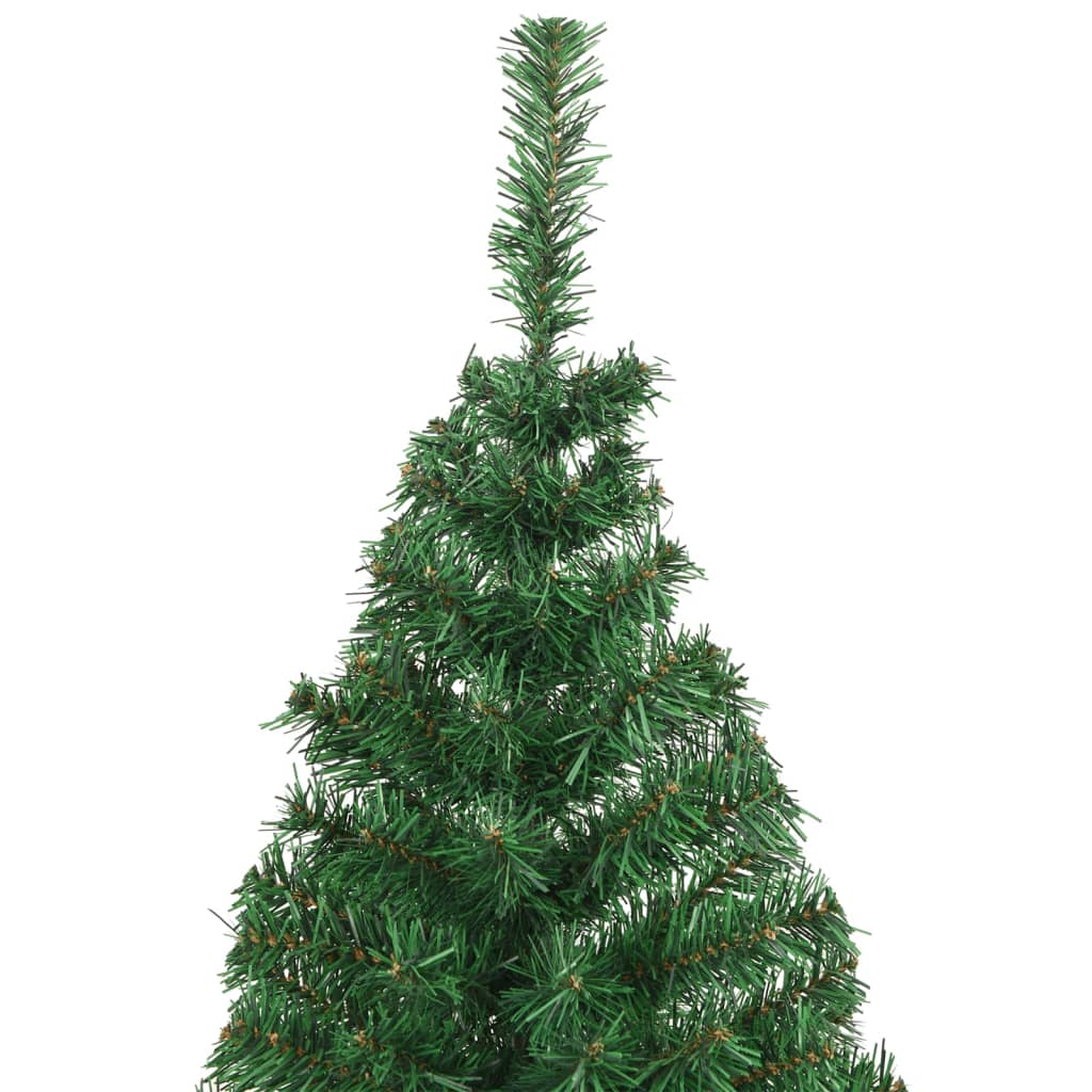 Albero di Natale Artificiale con Rami Folti Verde 240 cm PVC 321037