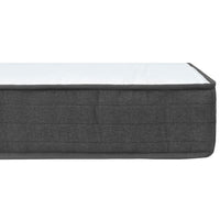 Letto a Molle Grigio Scuro in Tessuto 140x200 cm 3054712