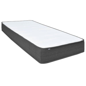 Letto a Molle Grigio Scuro in Tessuto 120x200 cm 3054723