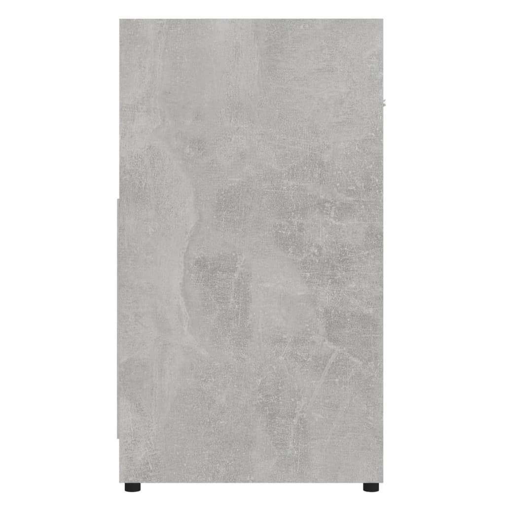 Armadio da Bagno Grigio Cemento 60x33x61 cm in Truciolato cod mxl 54411