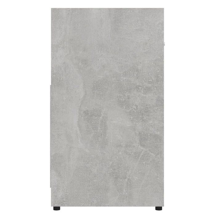 Armadio da Bagno Grigio Cemento 60x33x61 cm in Truciolato cod mxl 54411