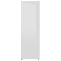 Armadio da Bagno Bianco Lucido 30x30x95 cm in Truciolato cod mxl 31400