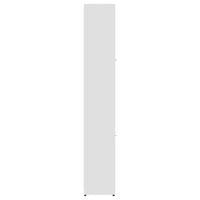 Armadio da Bagno Bianco 30x30x183,5 cm in Truciolato cod mxl 12764