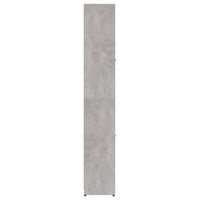 Armadio da Bagno Grigio Cemento 30x30x183,5 cm in Truciolato cod mxl 8069