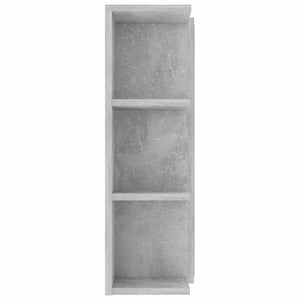 Armadietto a Specchio Grigio Cemento 80x20,5x64cm in Truciolato 802610