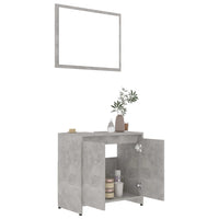 Set Mobili da Bagno Grigio Cemento in Truciolato cod mxl 9537