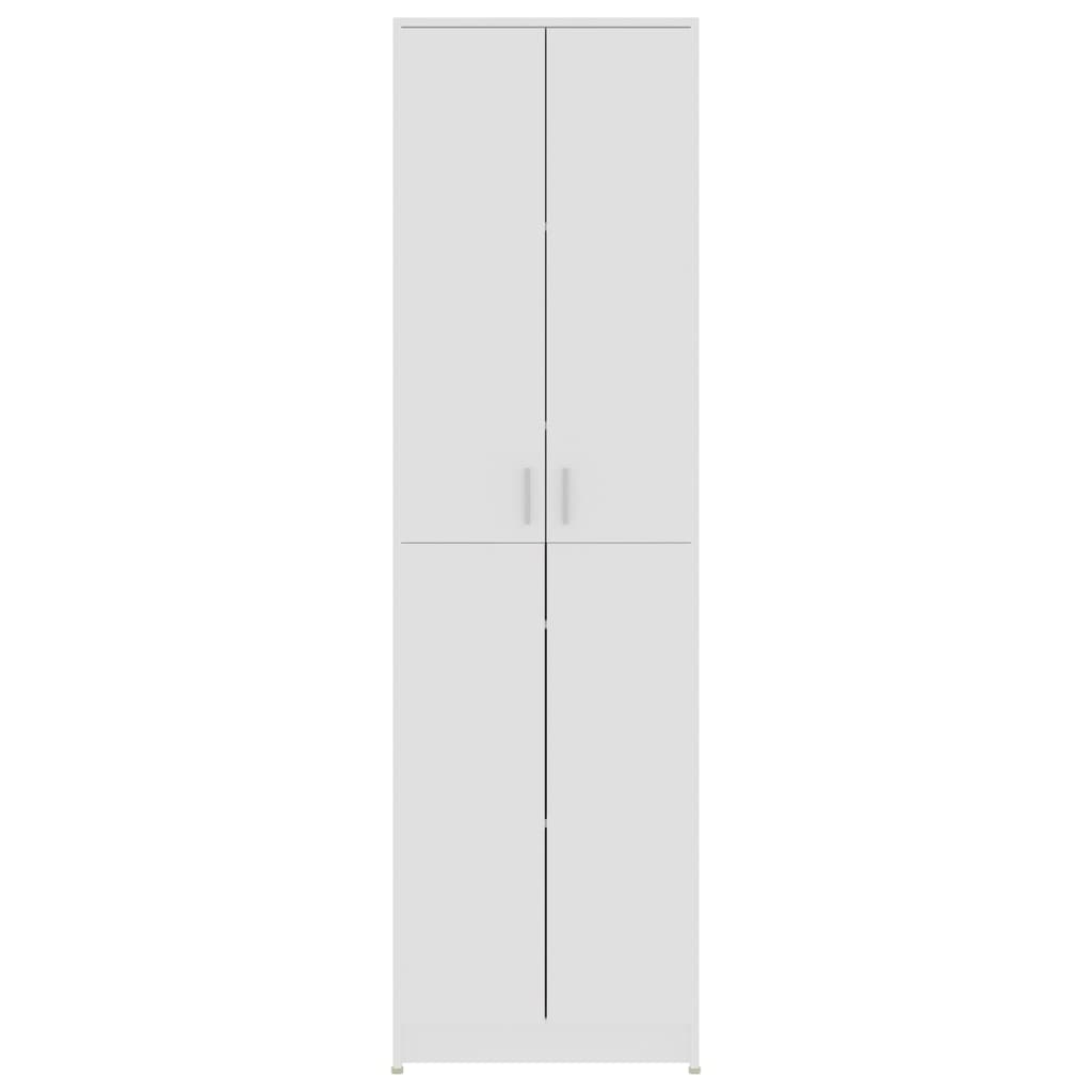 Armadio per Ingresso Bianco 55x25x189 cm in Legno Multistrato 802849