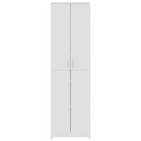 Armadio per Ingresso Bianco 55x25x189 cm in Legno Multistrato 802849