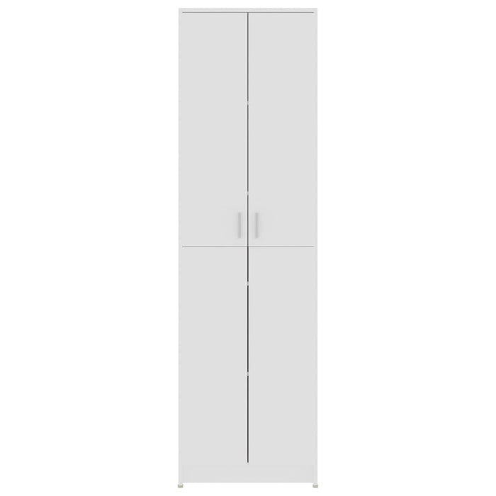 Armadio per Ingresso Bianco 55x25x189 cm in Legno Multistrato 802849