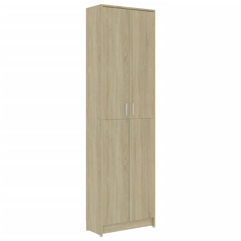 Armadio Corridoio Rovere Sonoma 55x25x189 cm Legno Multistratocod mxl 130120